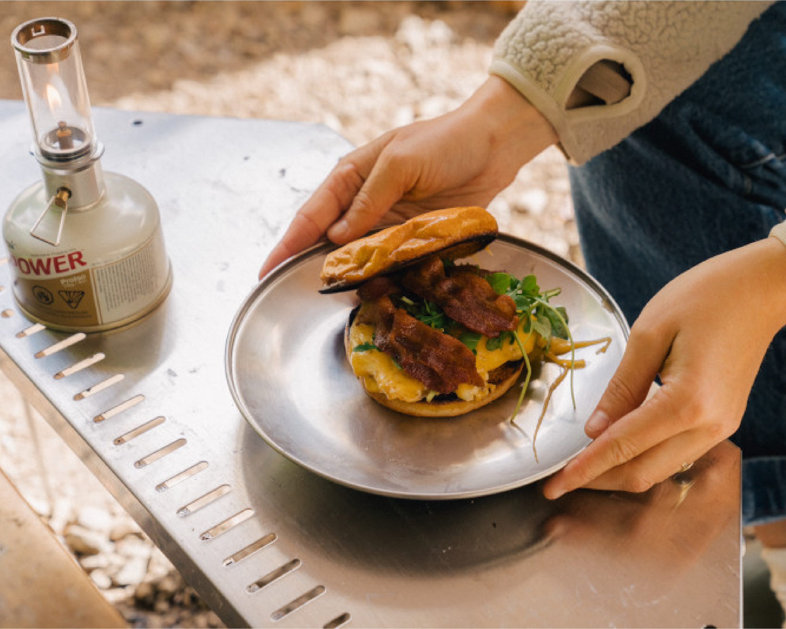 Brioche Bacon Breakfast Sando