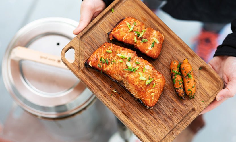 Smoked Salmon and Carrots - Snow Peak