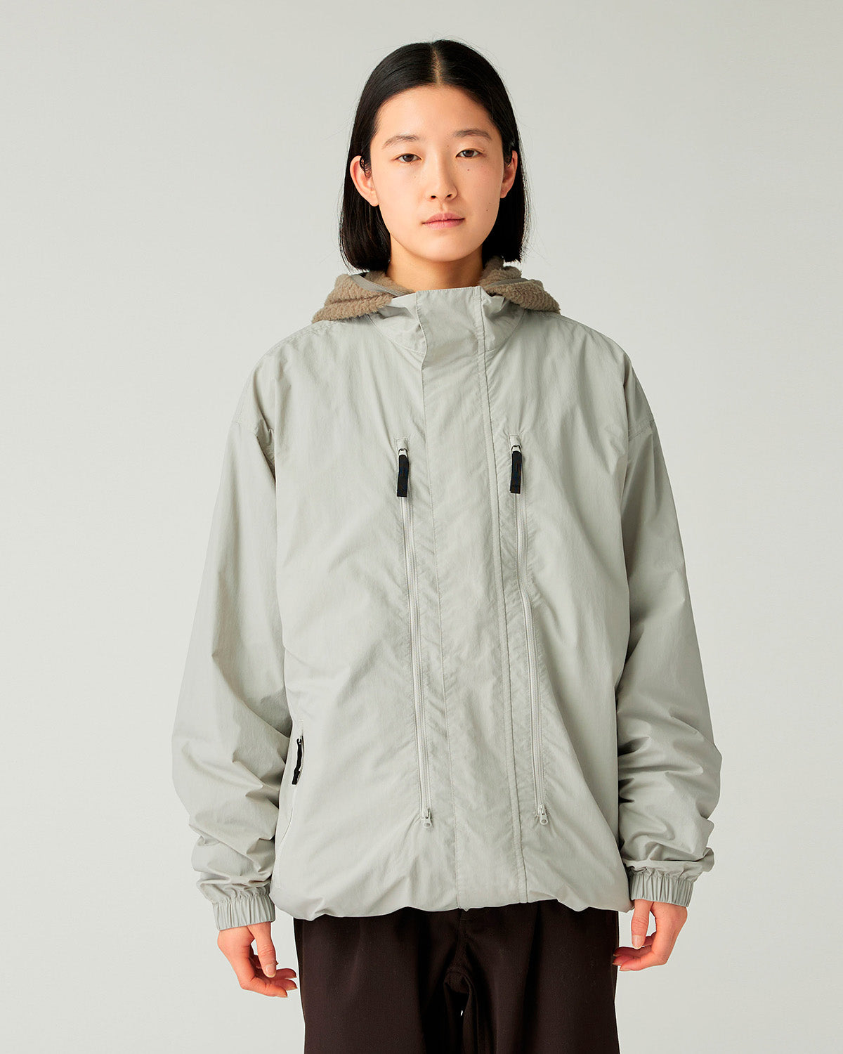 Nylon Tussah Utility Storage Jacket
