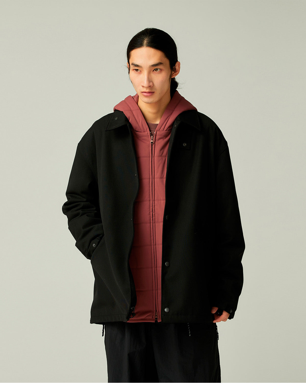 Hybrid Wool Coach Jacket