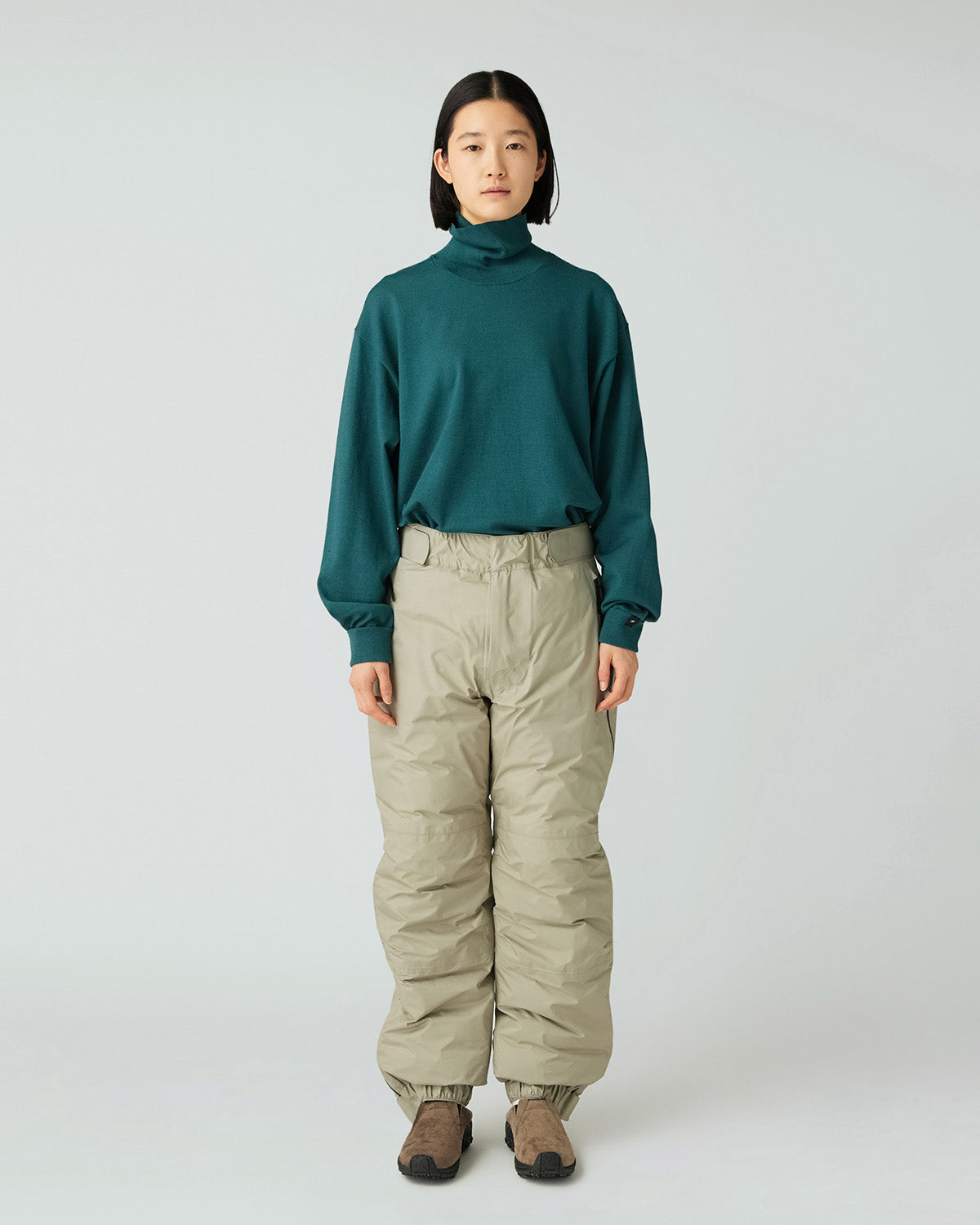 Washable Wool Turtleneck Knit