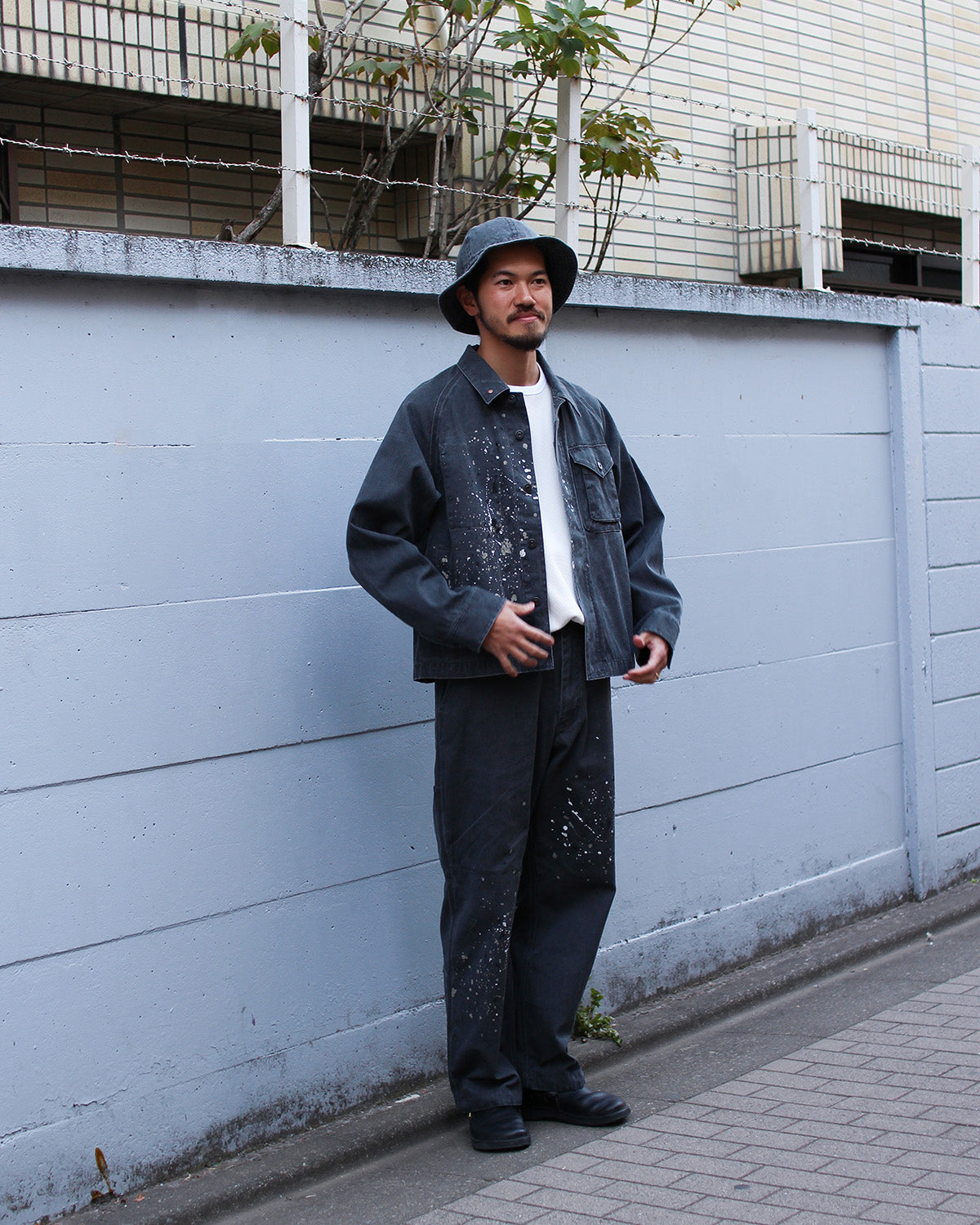 Sulfur Dyed Fade Painted Pants