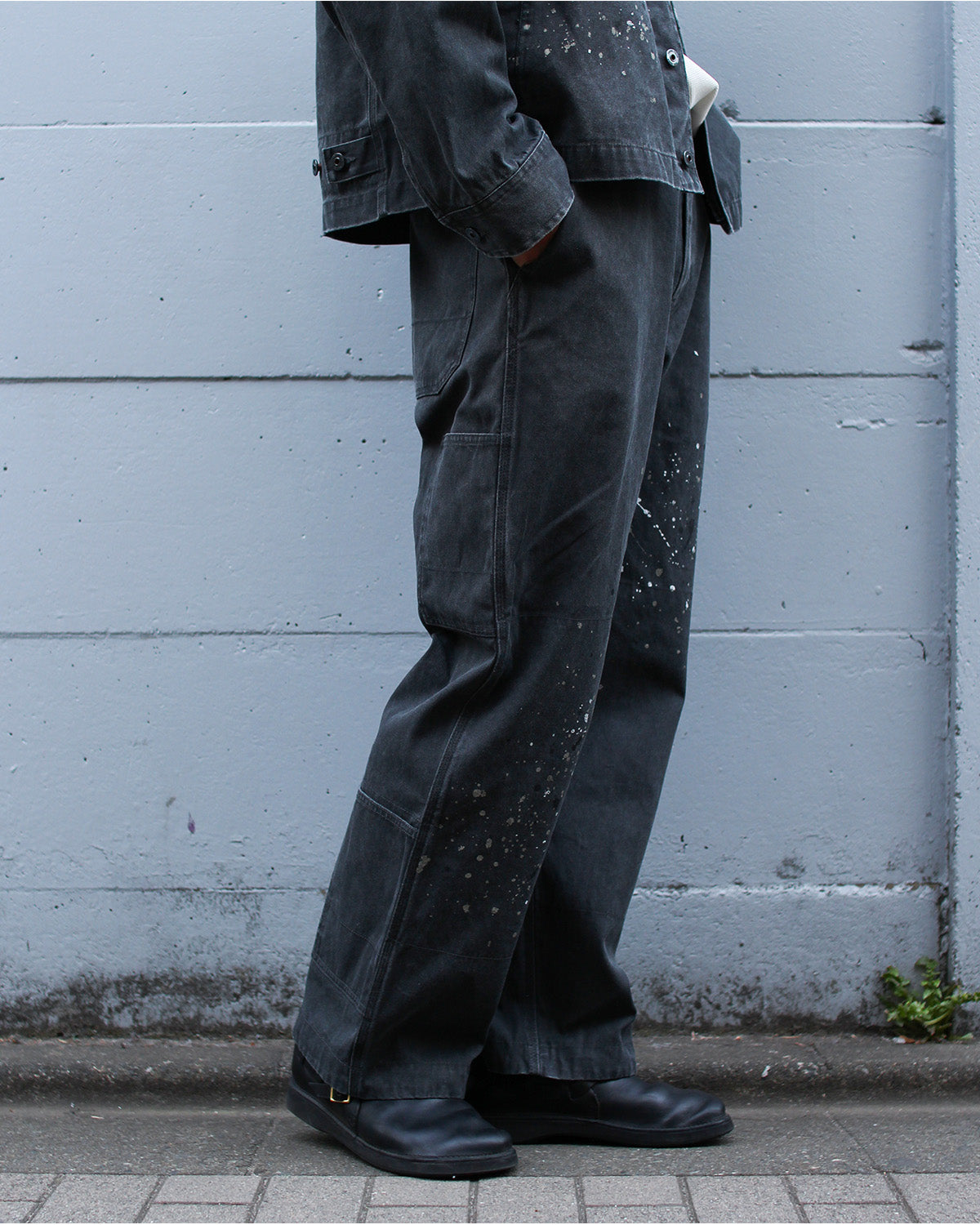 Sulfur Dyed Fade Painted Pants