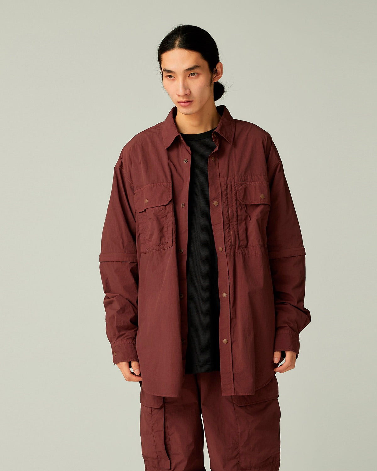 Garment Dyed Convertible Shirt