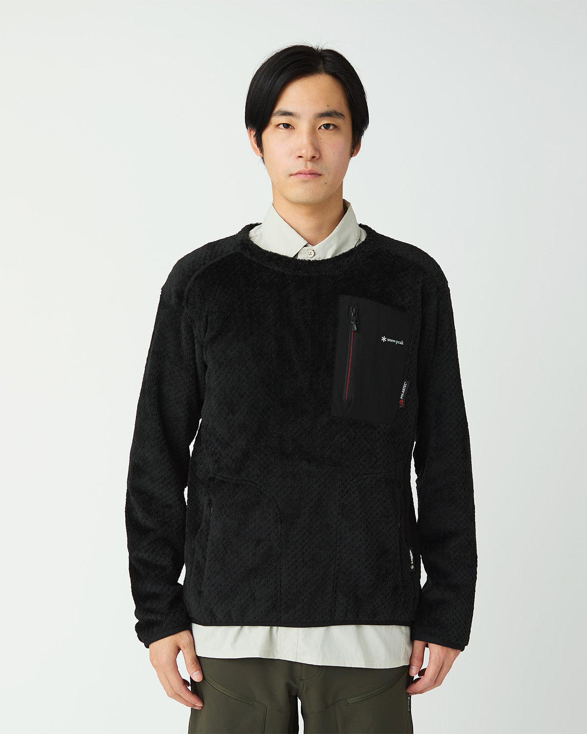 Polartec High Loft Fleece Crew Neck Sweater