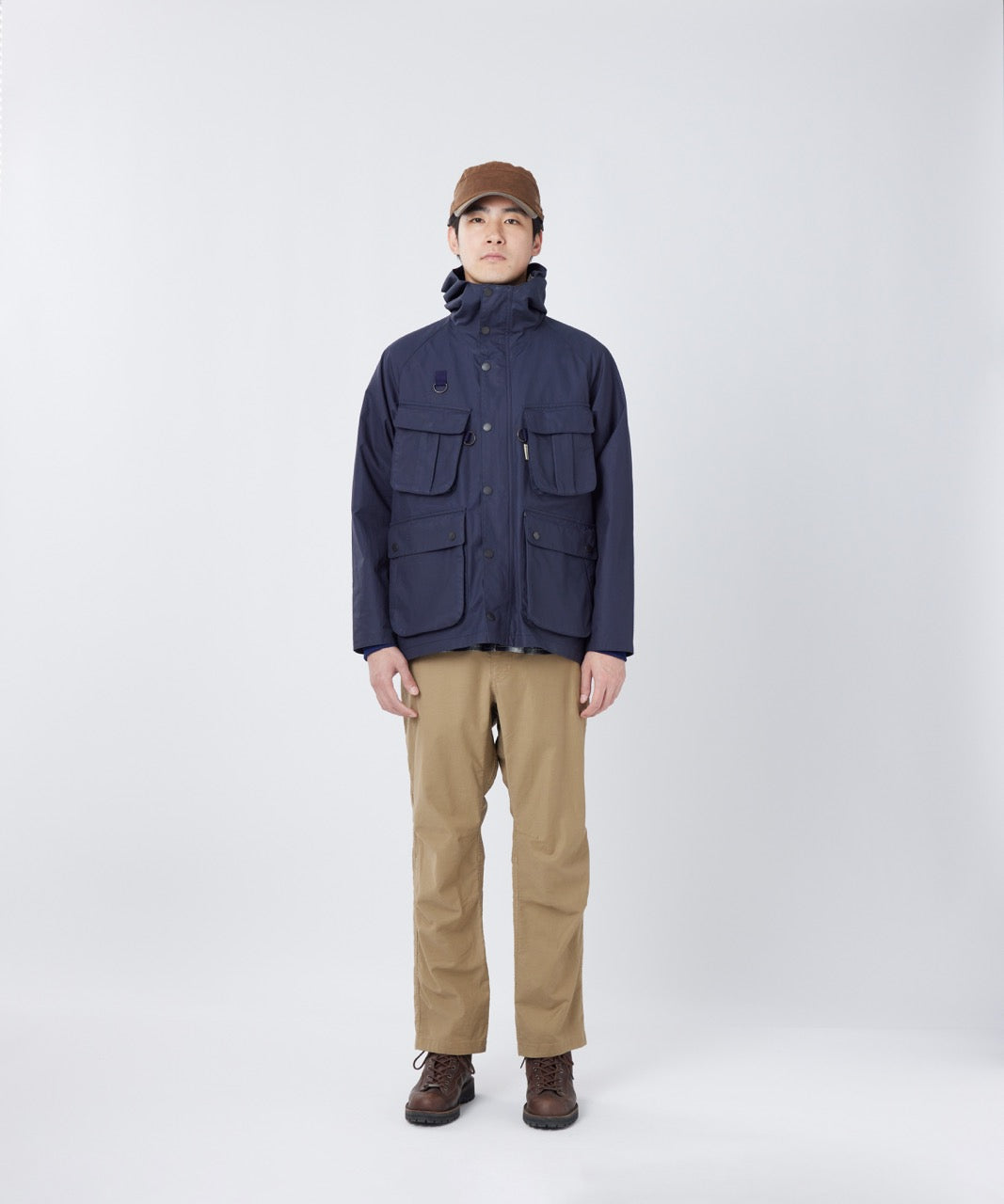 Waxed Cotton Hoodie