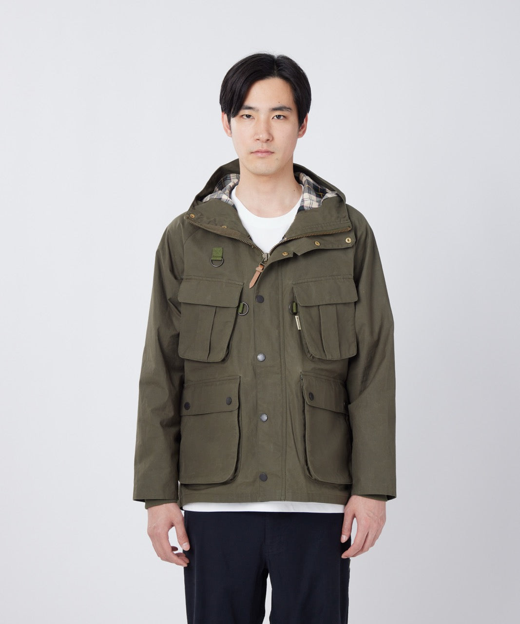 Waxed Cotton Hoodie