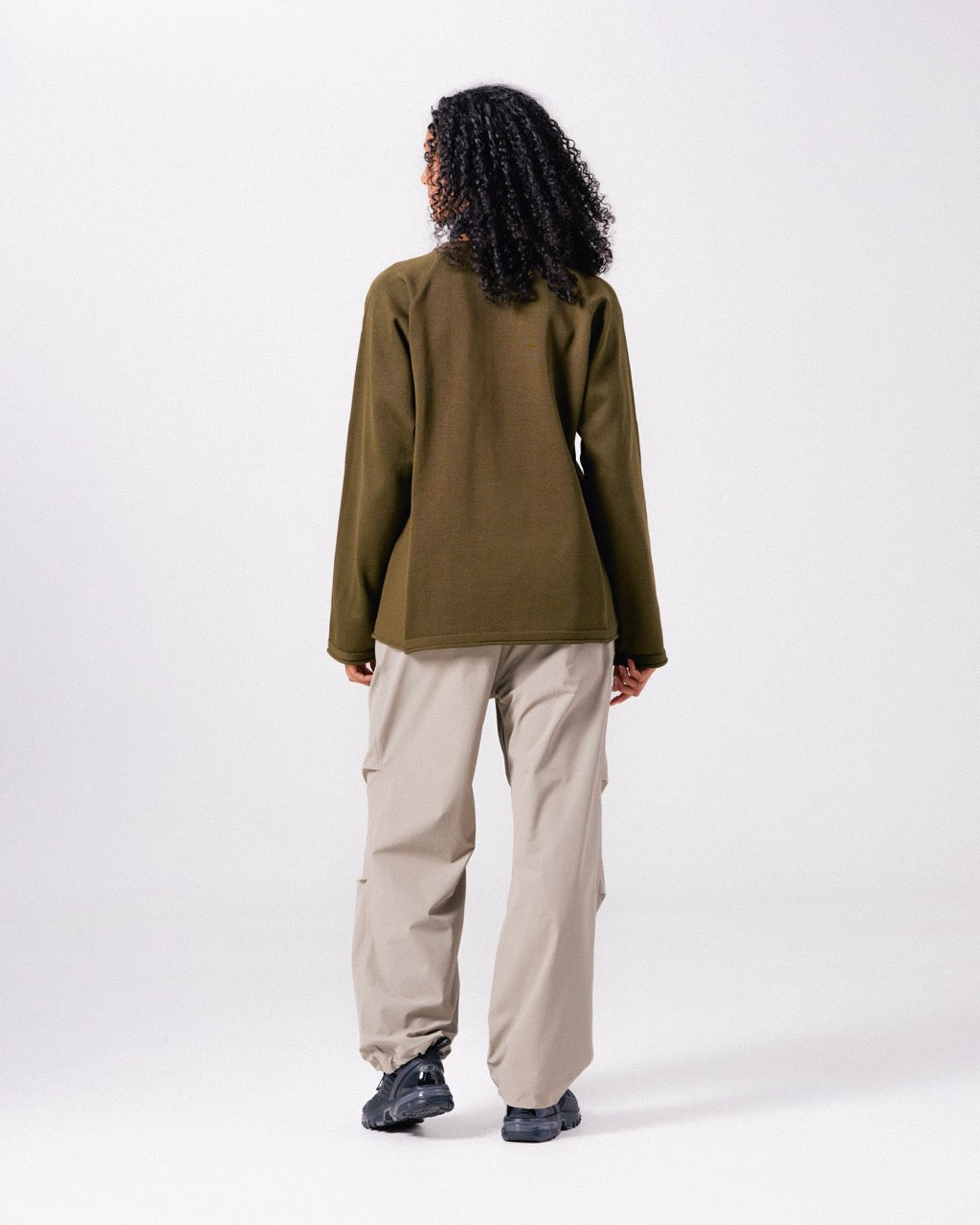 Water-Repellent Knit Pullover