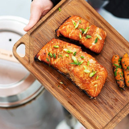 Smoked Salmon and Carrots - Snow Peak