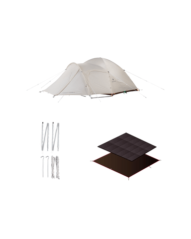 Amenity Dome Small Ivory Tent Set - Snow Peak
