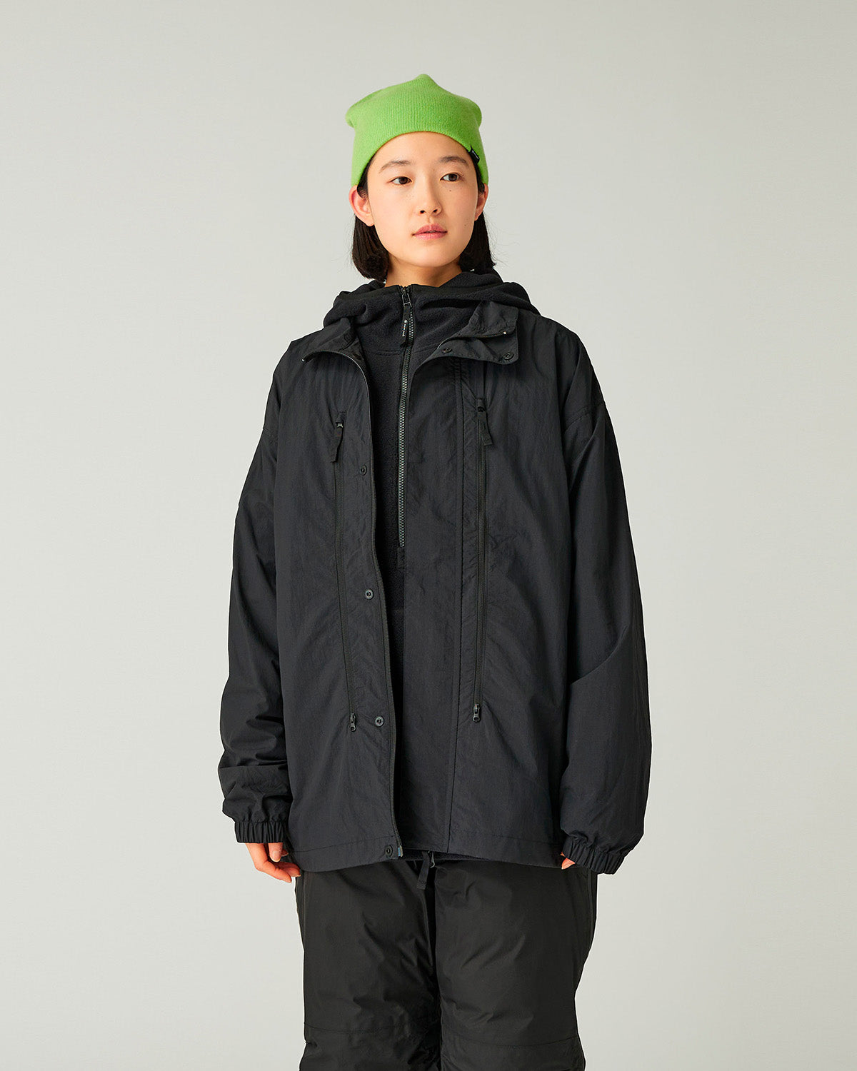 Nylon Tussah Utility Storage Jacket