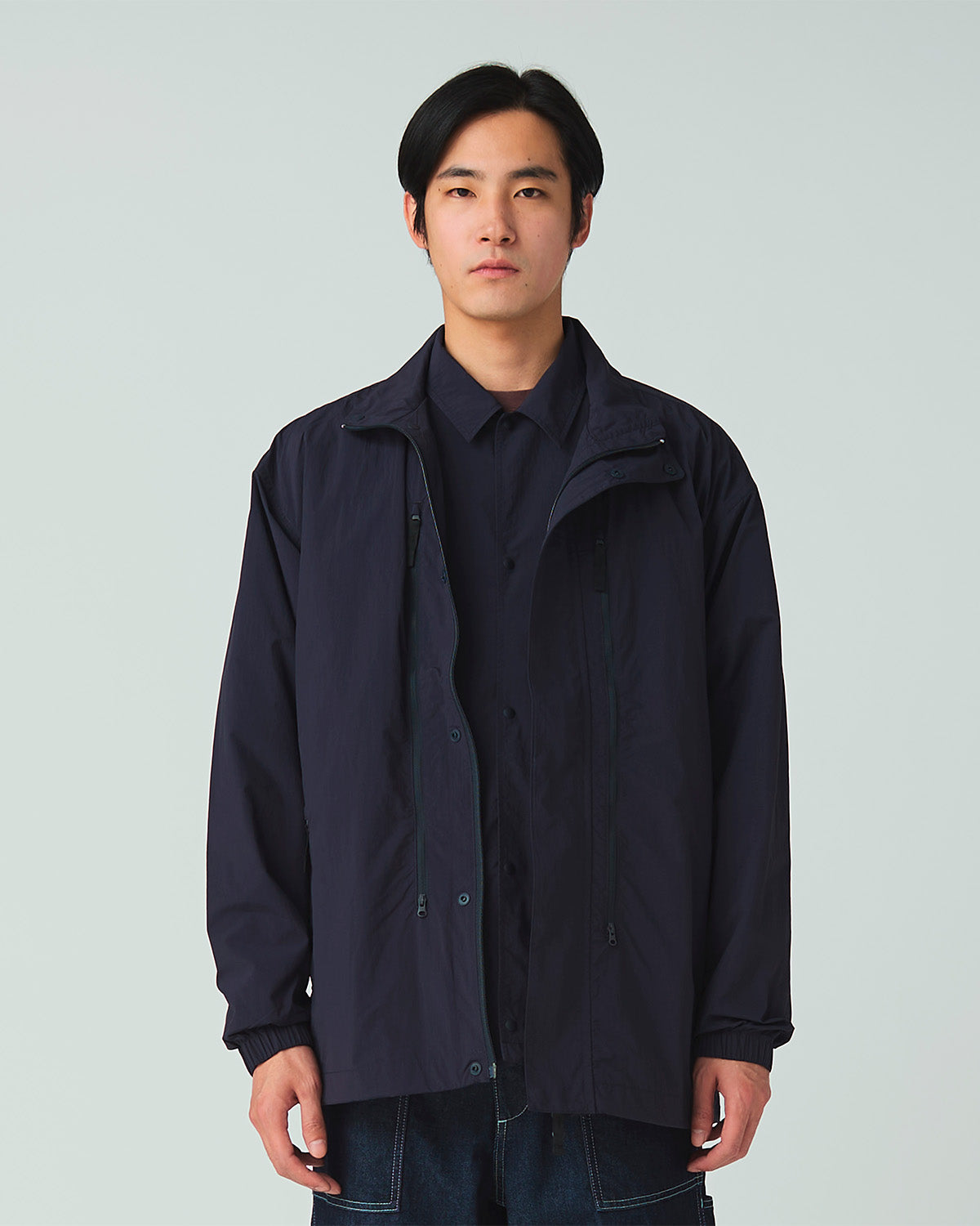 Nylon Tussah Utility Storage Jacket