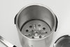 This is a double-layered ice bucket with lid opened.