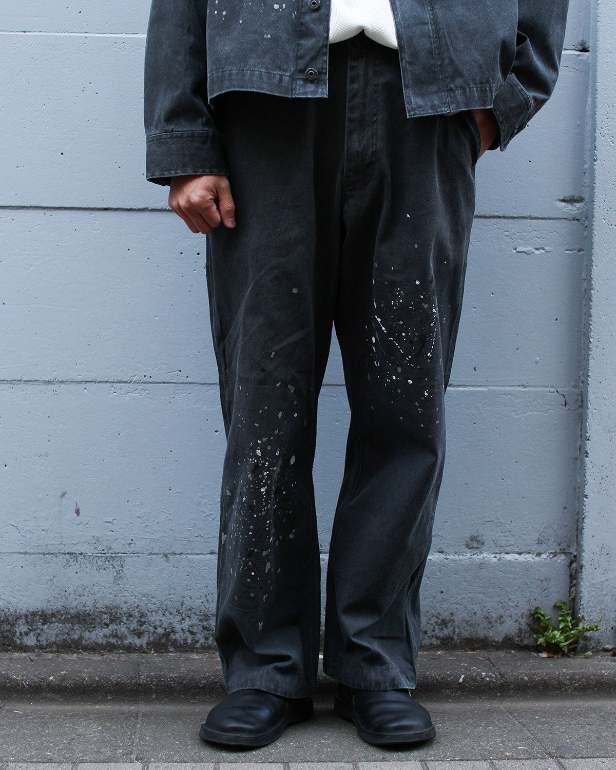 Sulfur Dyed Fade Painted Pants