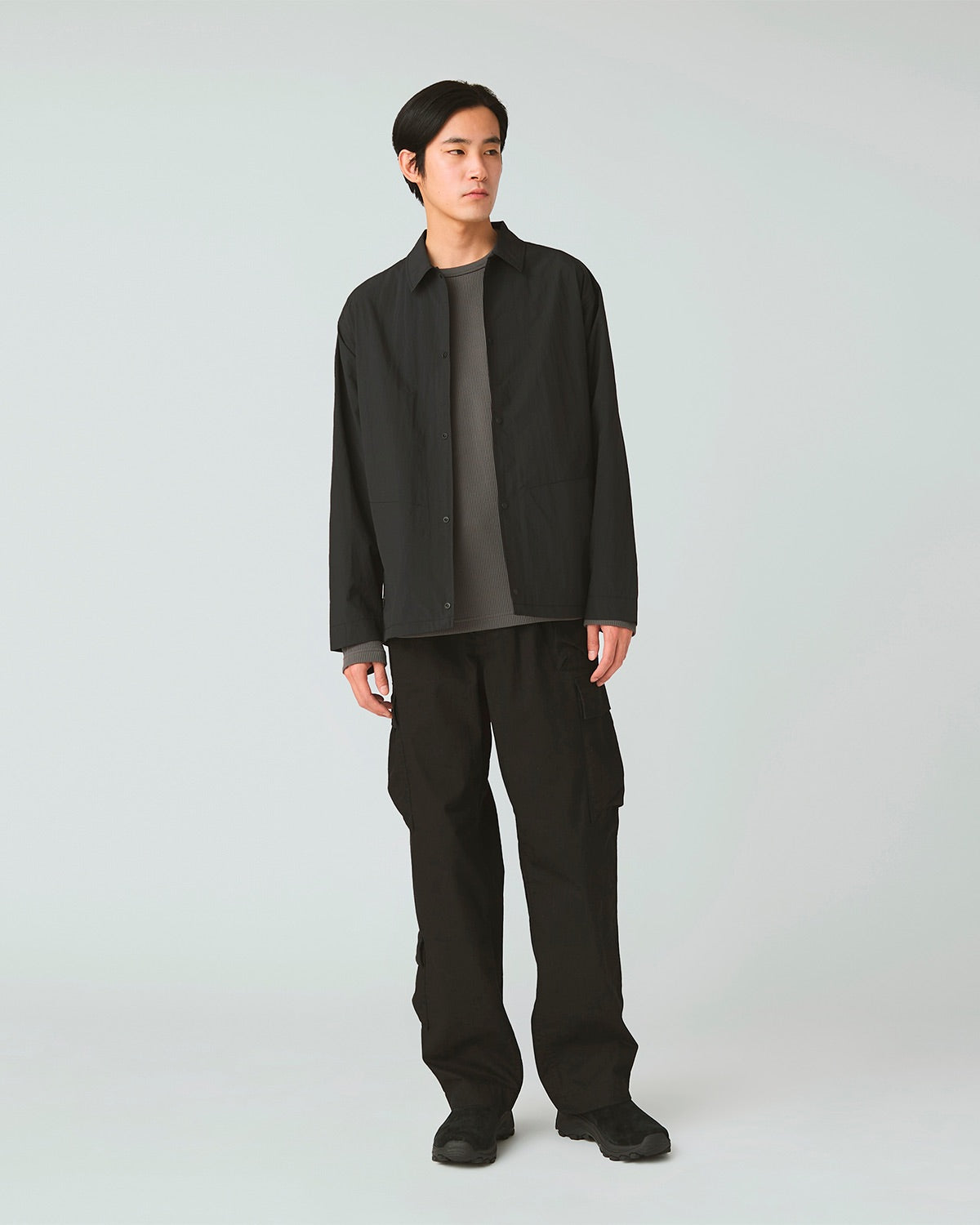 Nylon Tussah Utility Storage Shirt