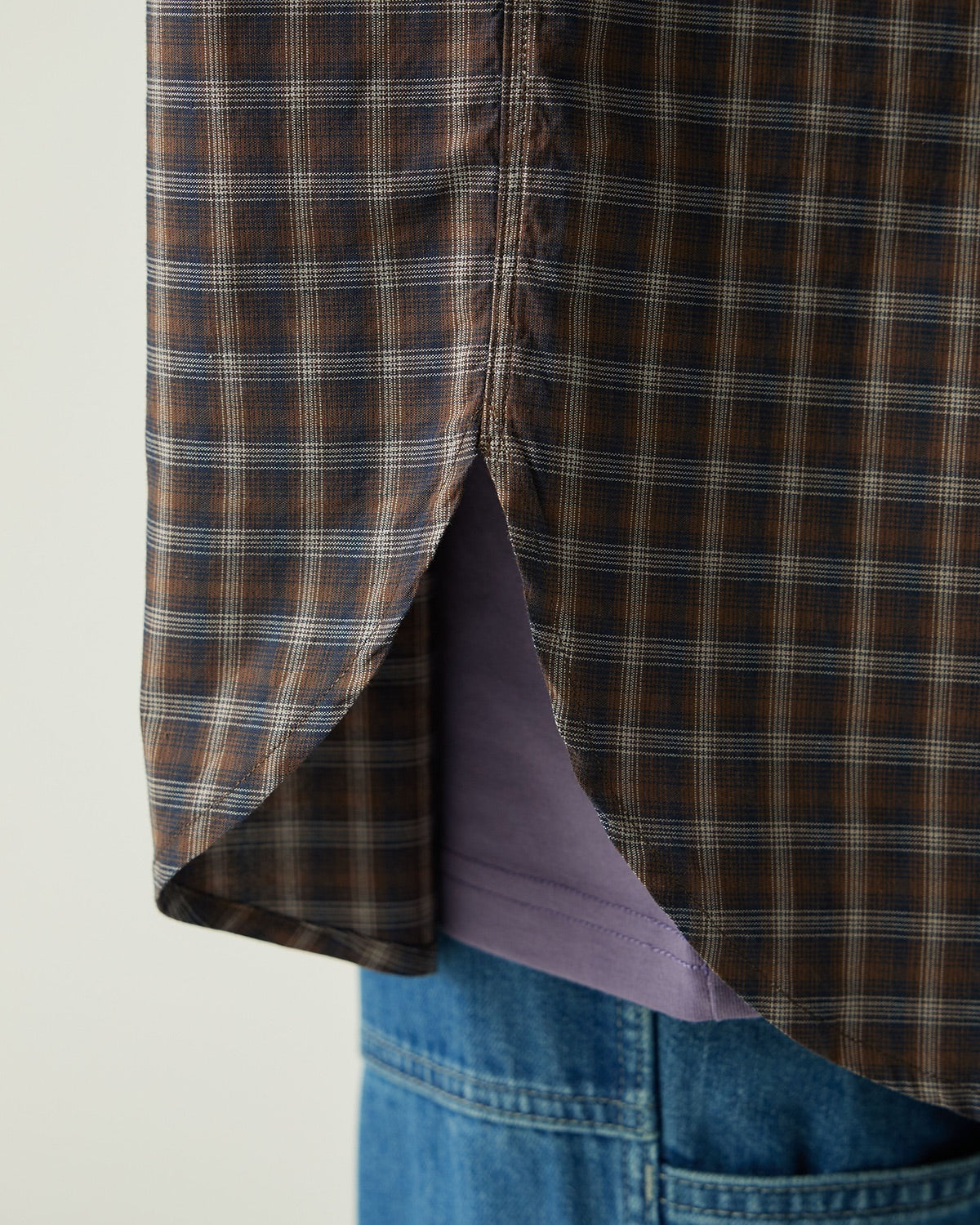 Organic Cotton Ombre Check Shirt