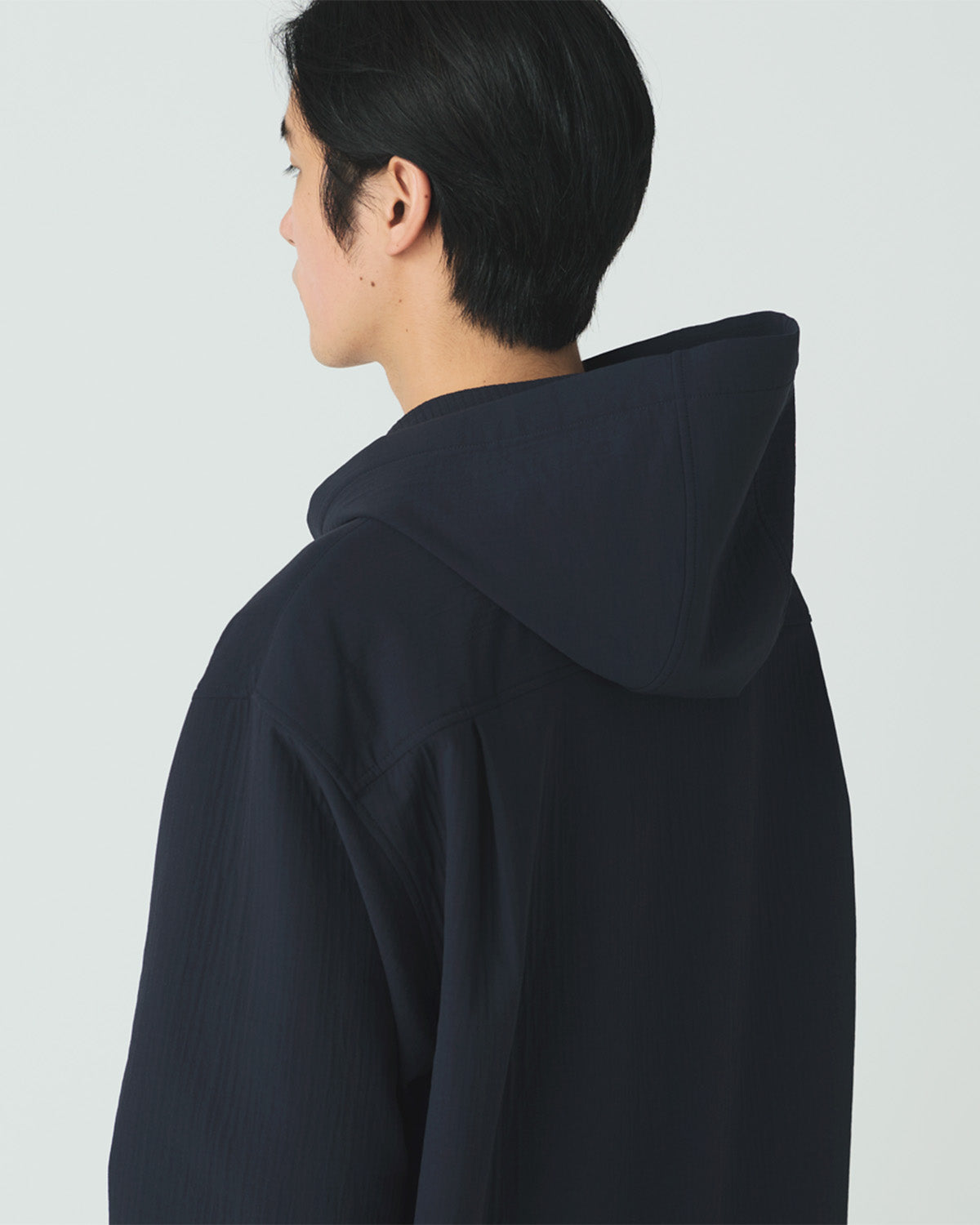 Easy Cloth Hooded Shirt