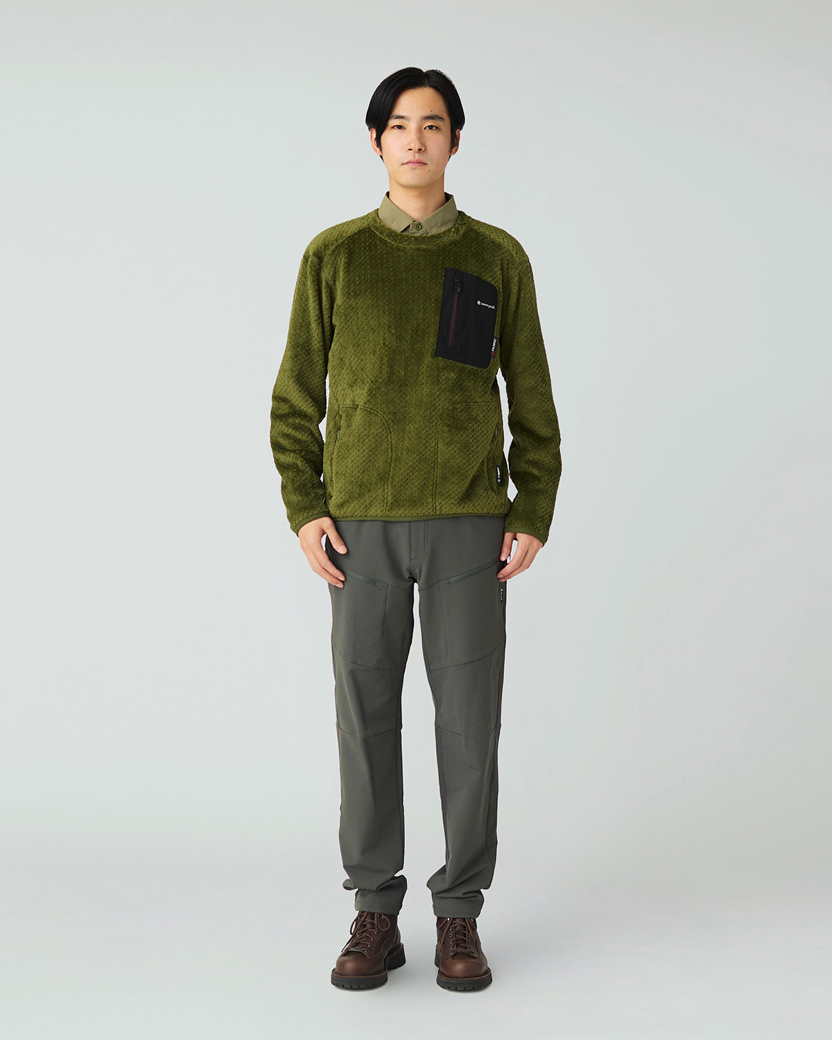 Polartec High Loft Fleece Crew Neck Sweater