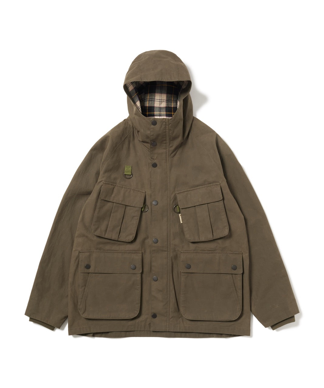 Waxed Cotton Hoodie