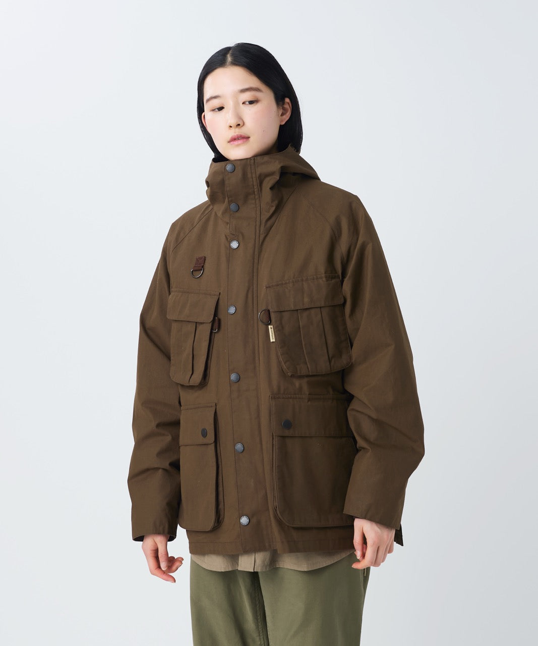 Waxed Cotton Hoodie