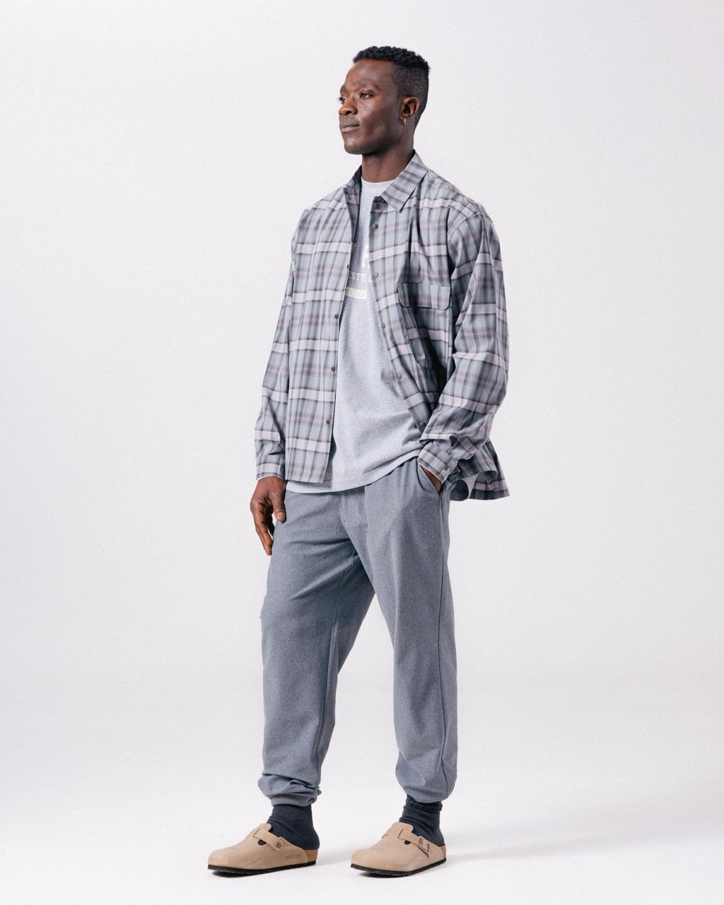 Fade Check Breezy Shirt