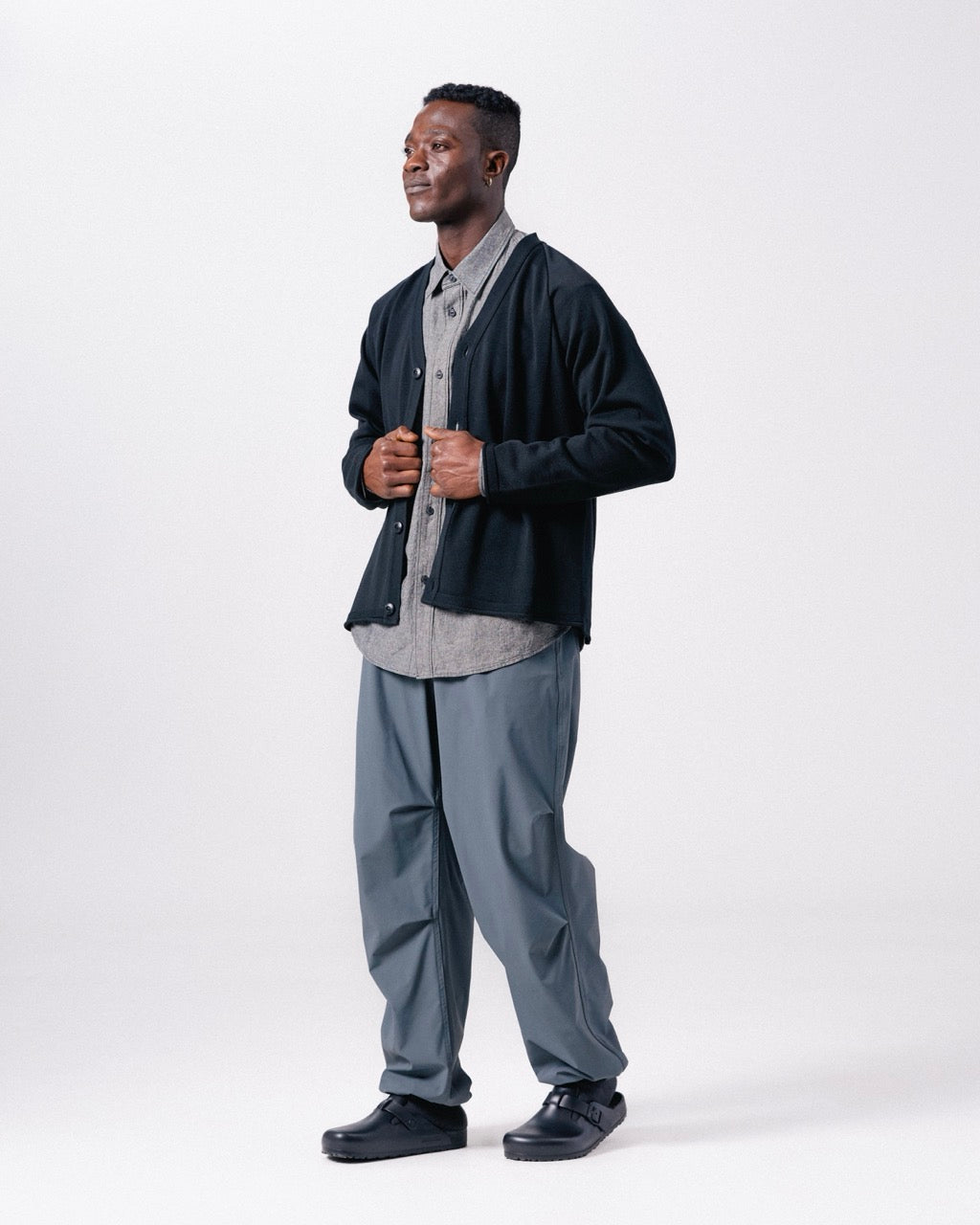 Water-Repellent Knit Cardigan