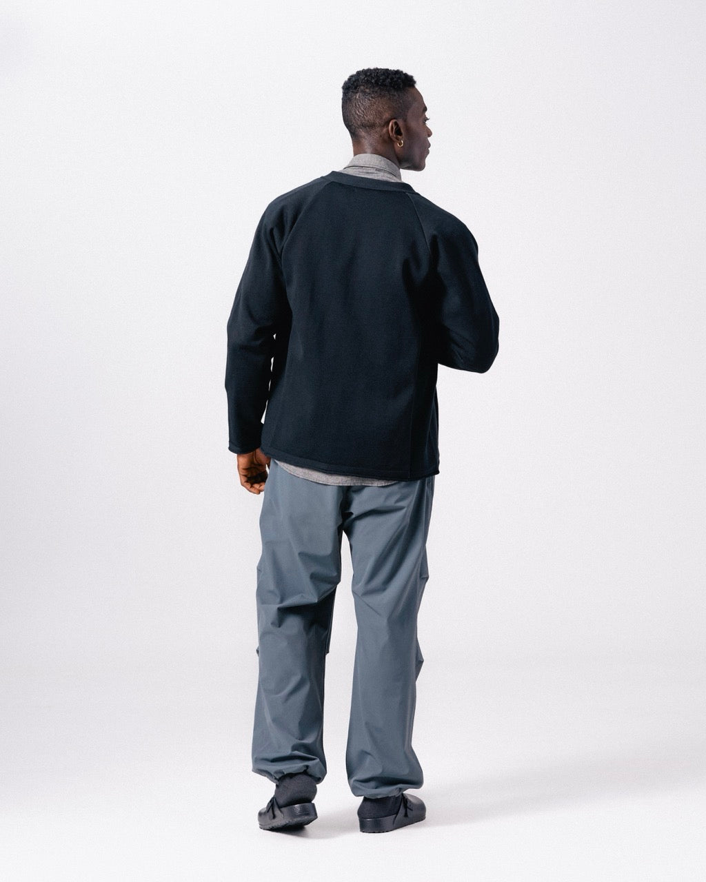 Water-Repellent Knit Cardigan
