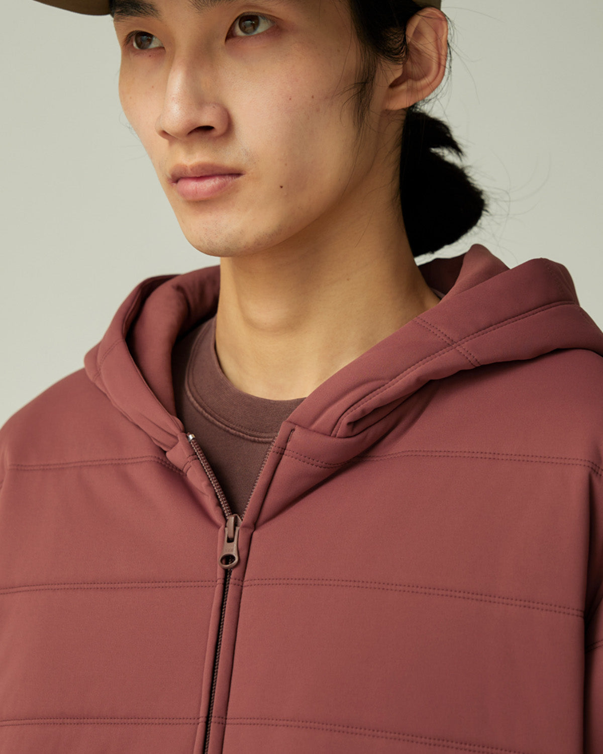 Flexible Insulated Zip Up Hoodie