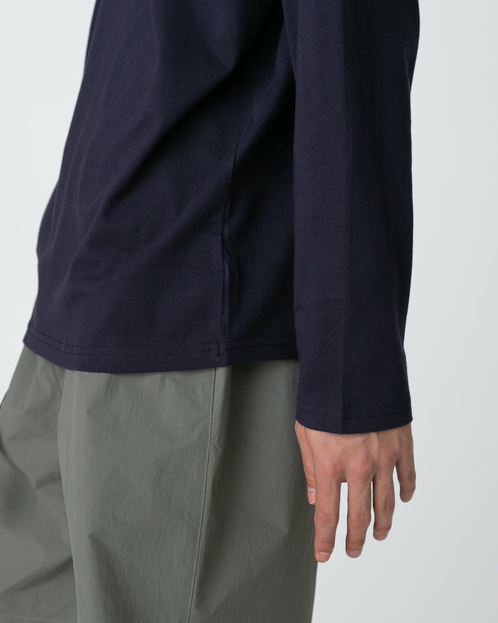 Soft Cotton Logo Long Sleeve T-Shirt