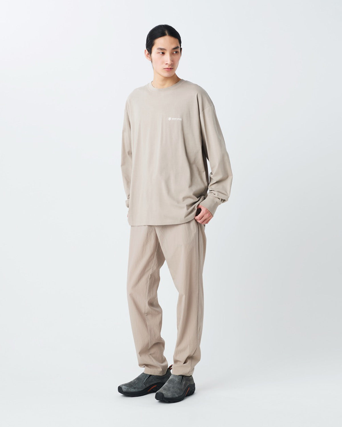 Soft Cotton Relaxed Logo L/S T-Shirt