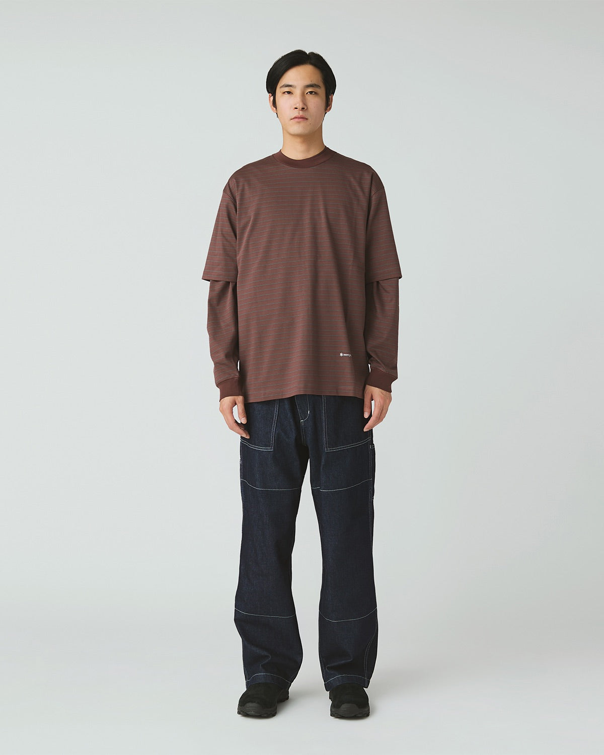 Organic Cotton Mercerized Border T-Shirt