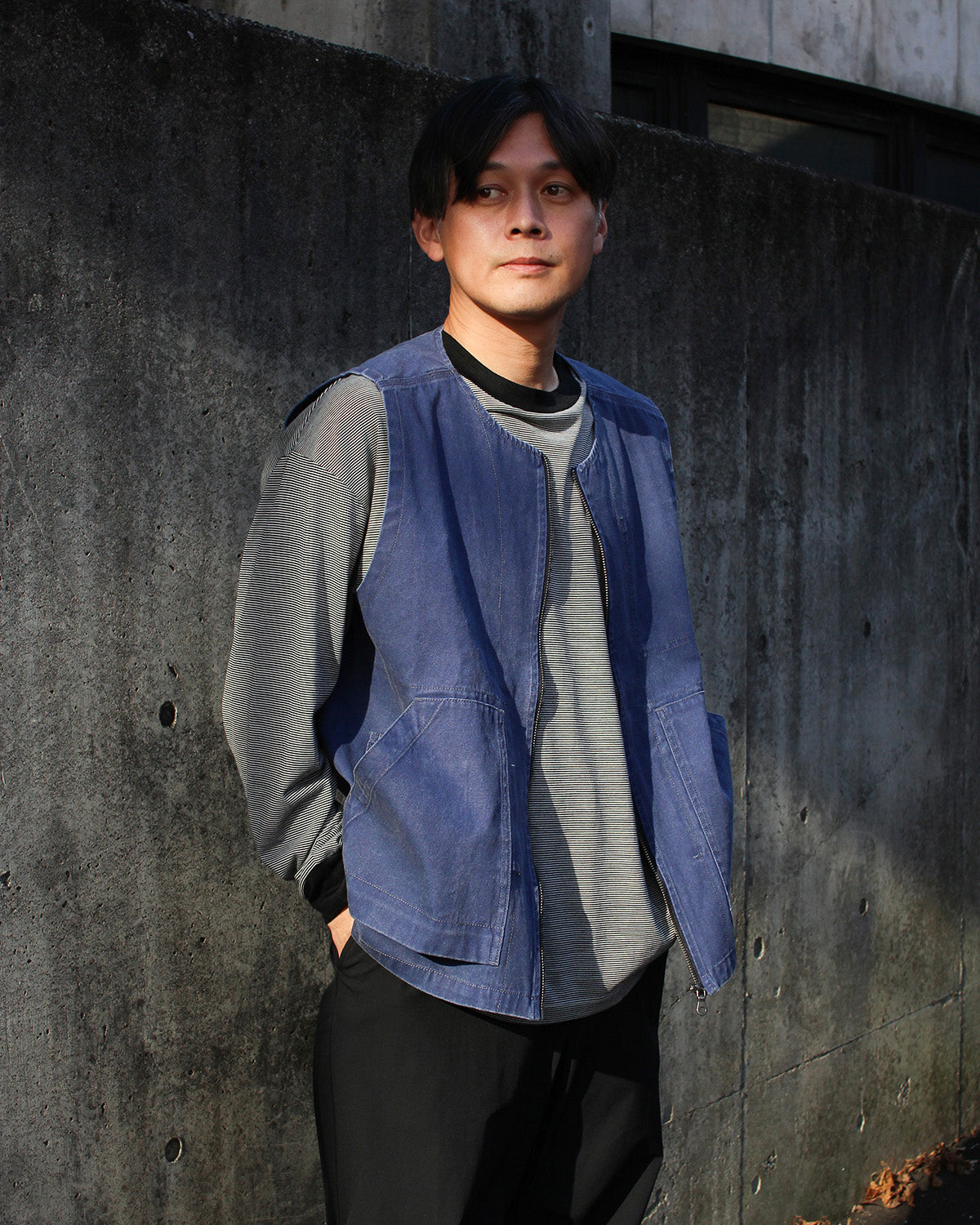 Sulfur Dyed Fade Vest